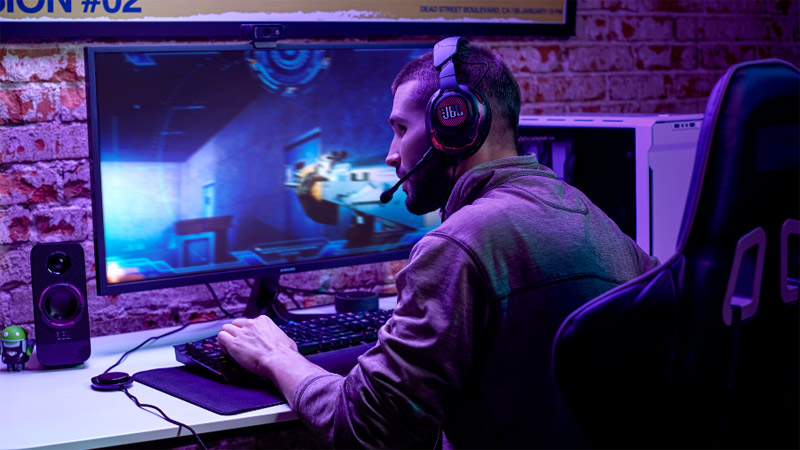 Loa nghe nhạc 2.0 JBL Quantum Duo