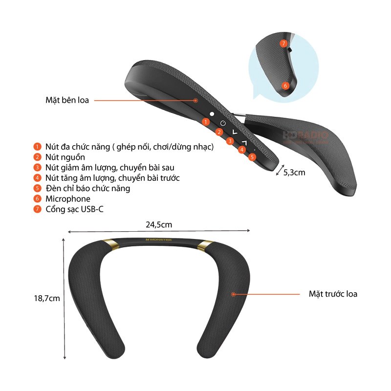 Loa Monster Boomerang