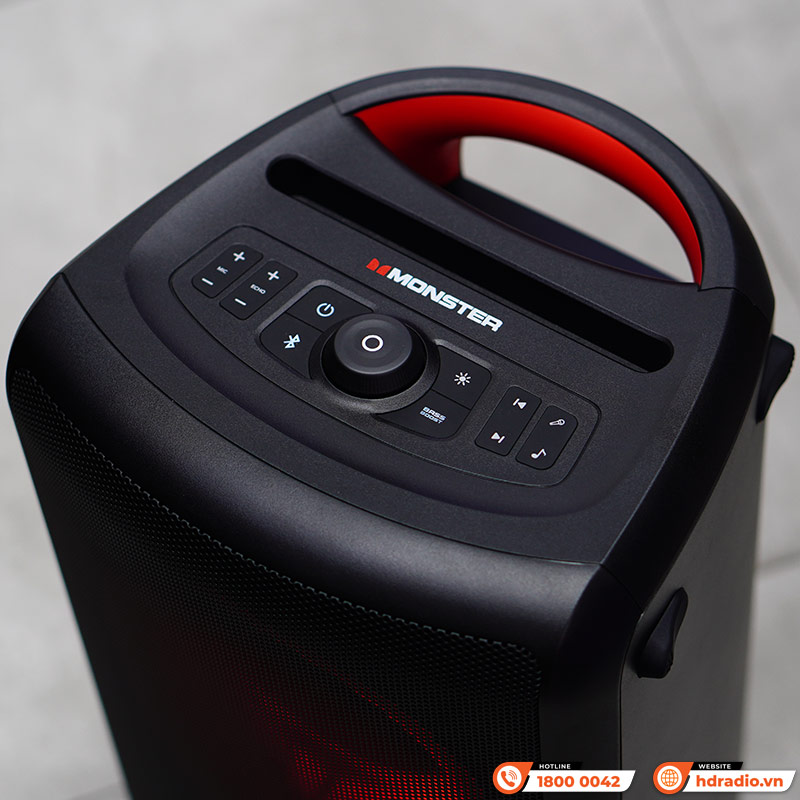 Loa Monster Cycle Plus, Công suất 120W, Bluetooth 5.1-5