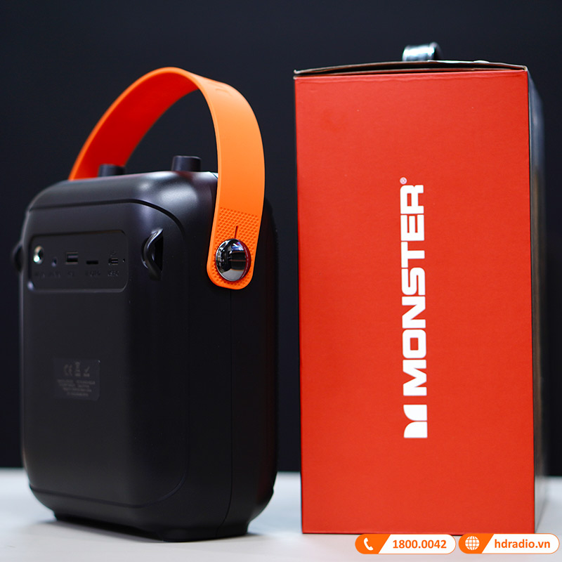 Loa Monster MFS1 Chính Hãng, Công suất 12W, Pin 8h, Bluetooth, AUX, FM, USB, TF Card-13