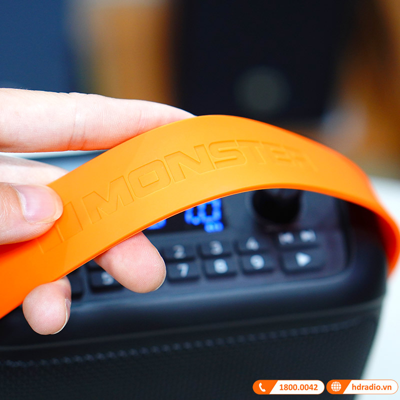 Loa Monster MFS1 Chính Hãng, Công suất 12W, Pin 8h, Bluetooth, AUX, FM, USB, TF Card-10