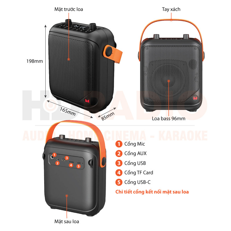 chú thích Loa Monster MFS1