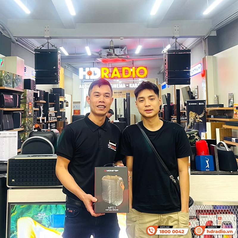 Loa Monster MFS1 Chính Hãng, Công suất 12W, Pin 8h, Bluetooth, AUX, FM, USB, TF Card-17