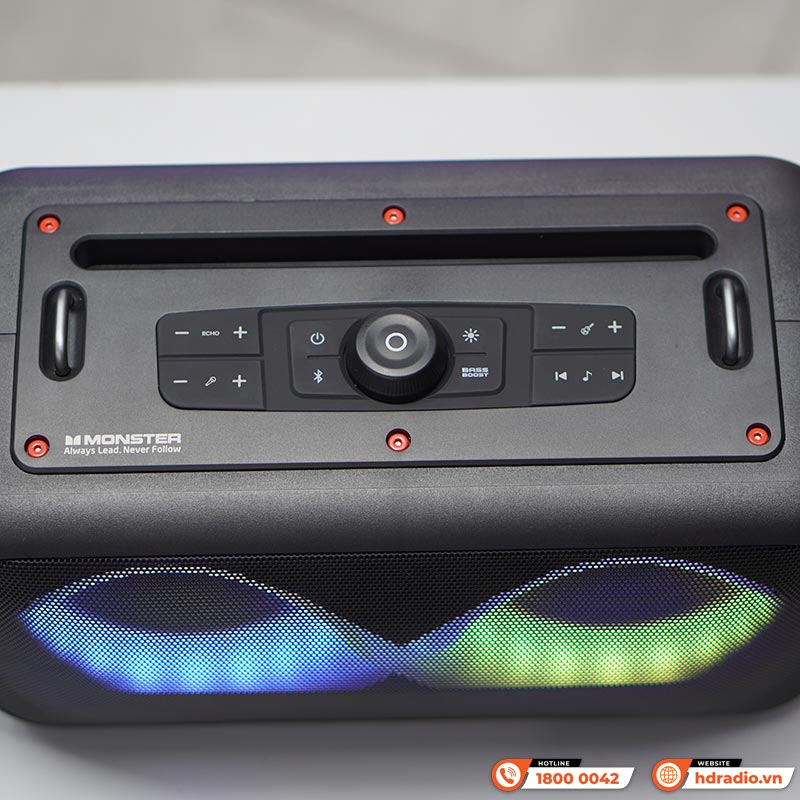 Loa Monster Musicbox Go, Công suất 80W, Bluetooth 5.1, Kèm 2 Tay Mic-9