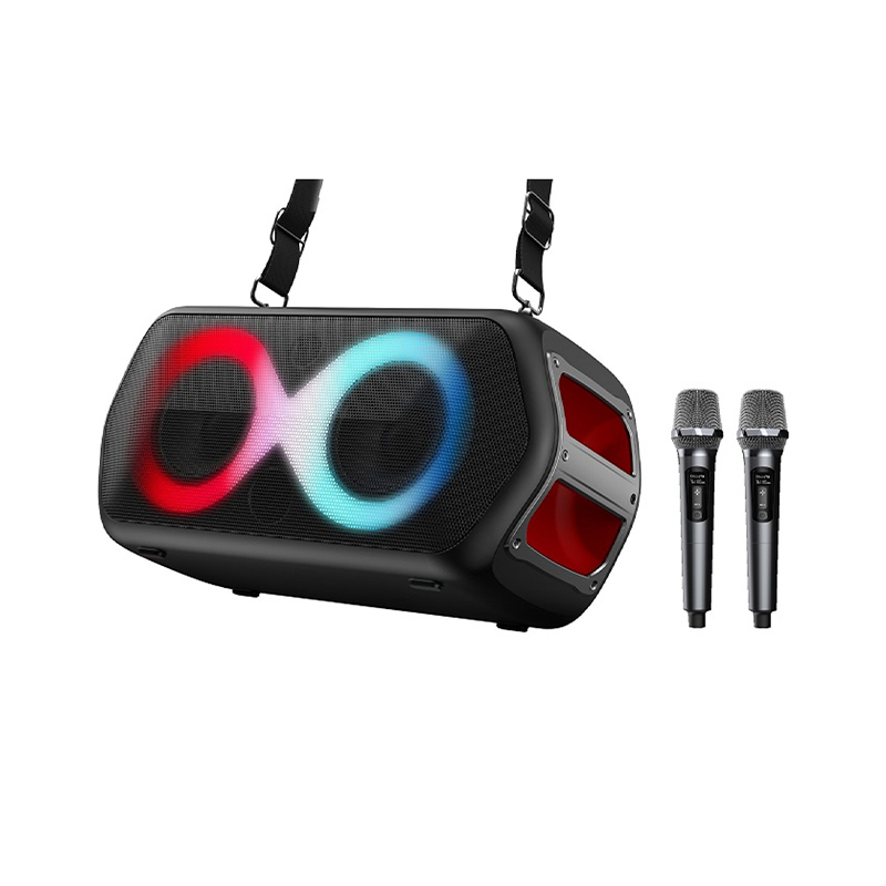 Loa Monster Musicbox Go, Công suất 80W, Bluetooth 5.1, Kèm 2 Tay Mic