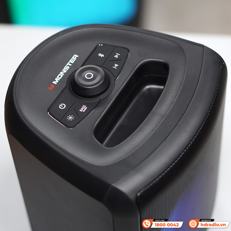 Loa Monster Musicbox, Công suất 40W, Pin 8 giờ, IPX5, Bluetooth 5.1-5