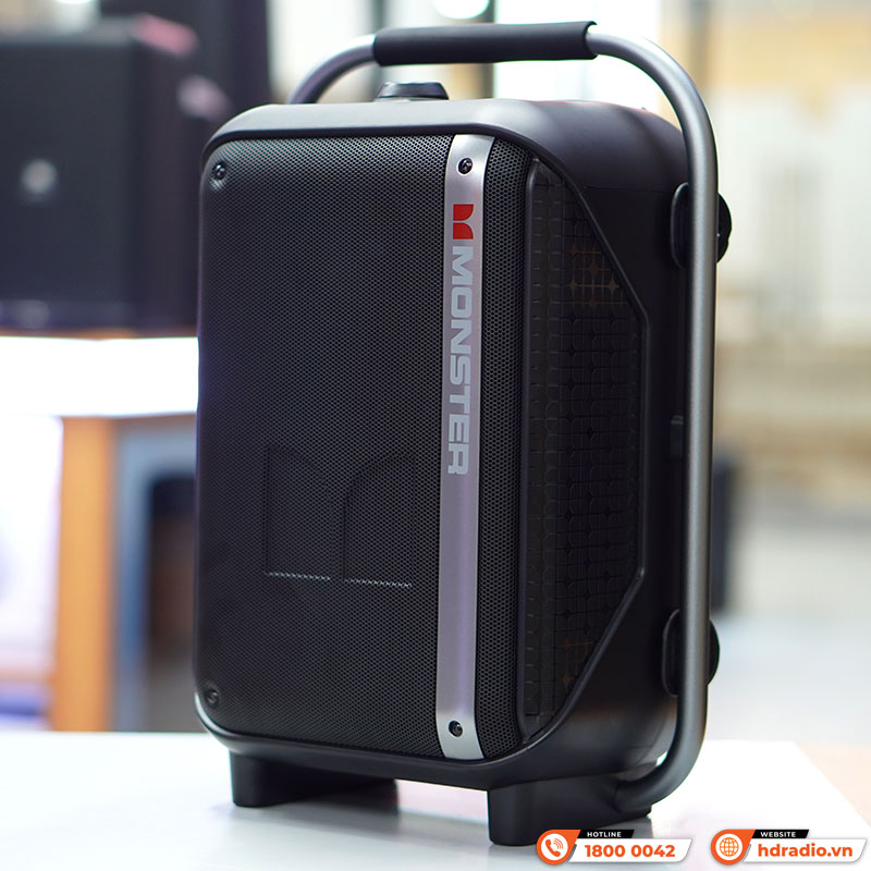 Loa Monster Party Go 20 (MS22142 TRAVELER), Công suất 160W, Bluetooth 5.3, Pin 8h, AUX IN, UDiskTF, Mic, Live-3