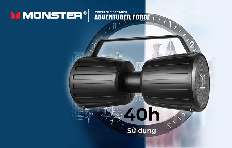 pin Loa bluetooth Monster Adventure Force len toi 40h