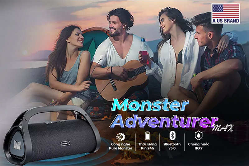 mua loa Monster Adventurer Max den hdradio