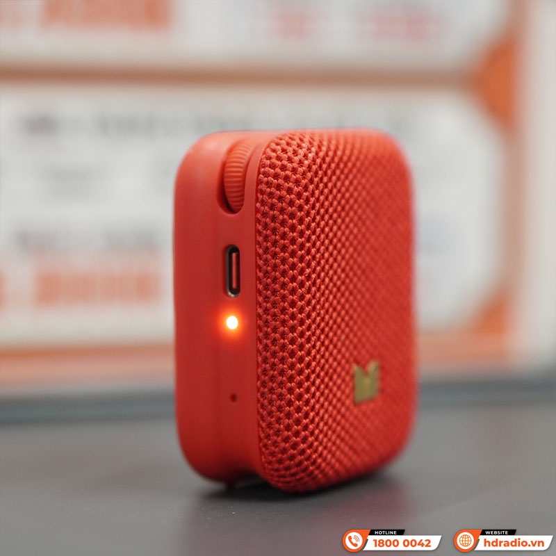 Loa Monster Atomic Atom, Chống nước IPX5, Pin 10 giờ, Bluetooth 5.4, Tích hợp Mic-10