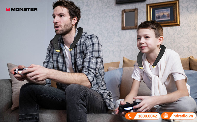 Loa Monster Boomerang Petite thich hop choi game