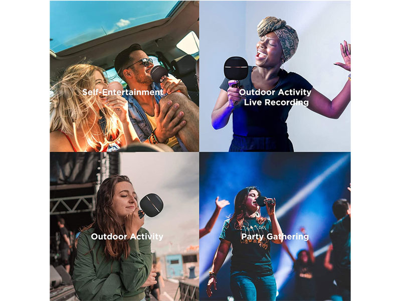 Loa bluetooth kèm Micro Monster Karaoke