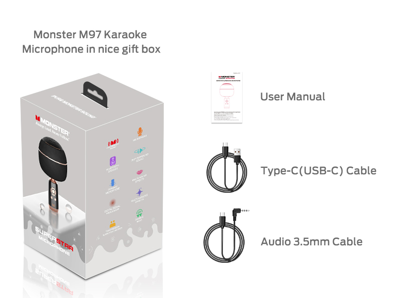 hop loa kem micro Monster M97