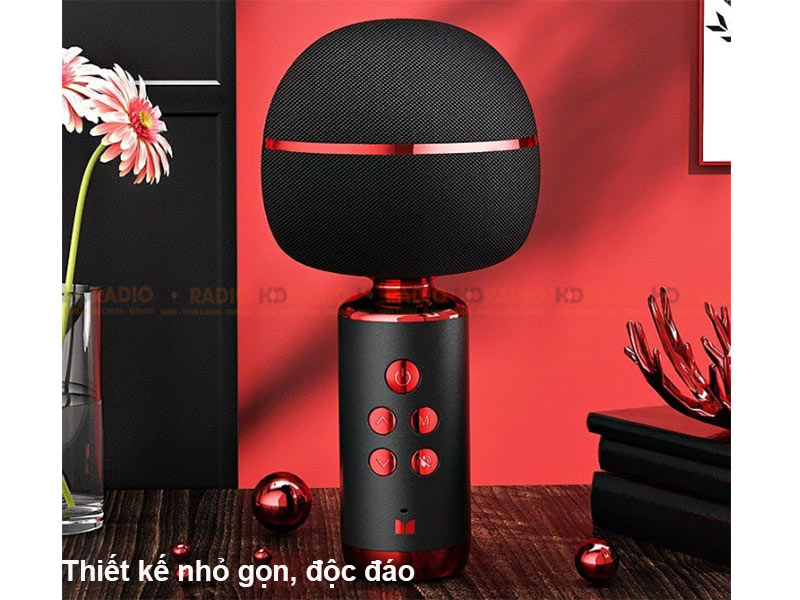 Micro kem loa Monster M98 thiet ke nho gon dep mat