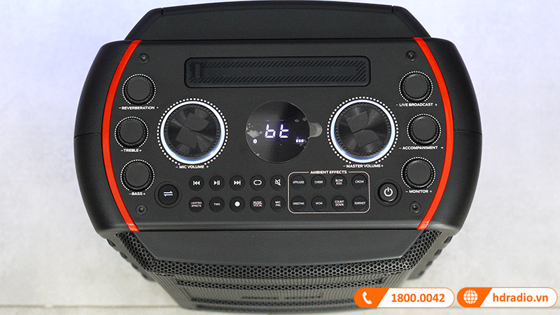 mat tren loa monster party box