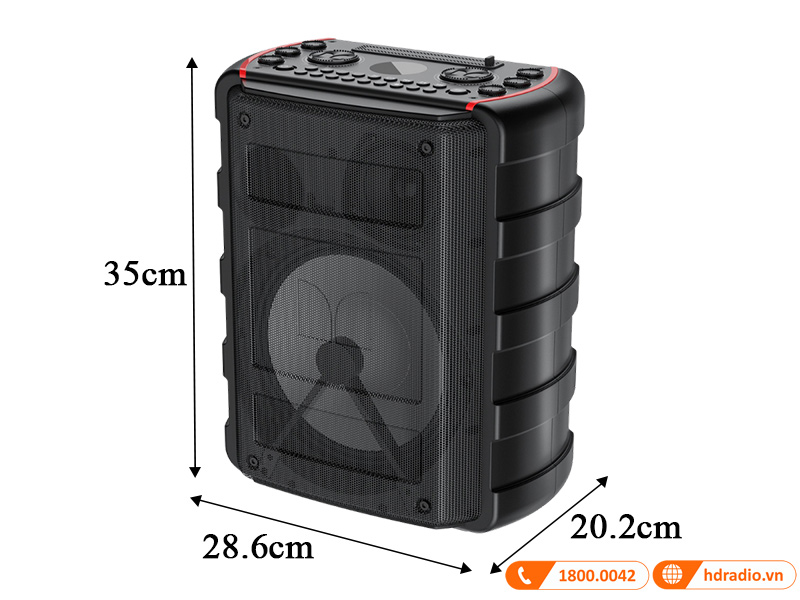 kich thuoc loa monster party box