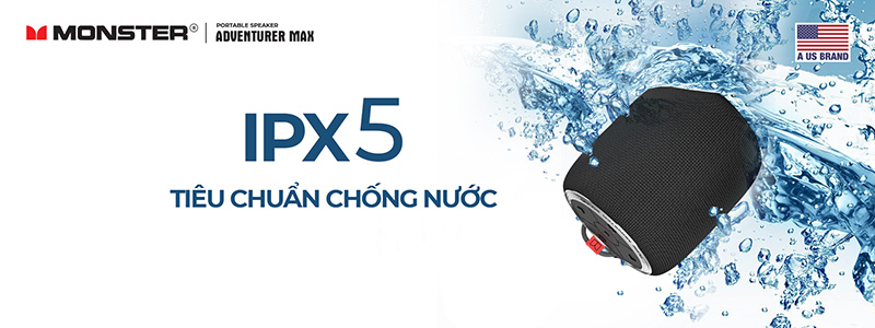 Loa Monster S110 chong nuoc chuan IPX5