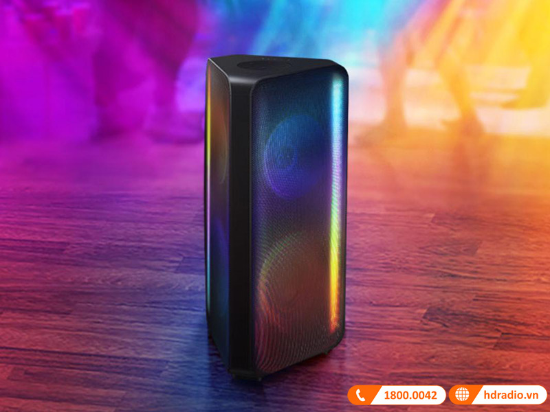 hieu ung den led cua loa samsung mx-st40b