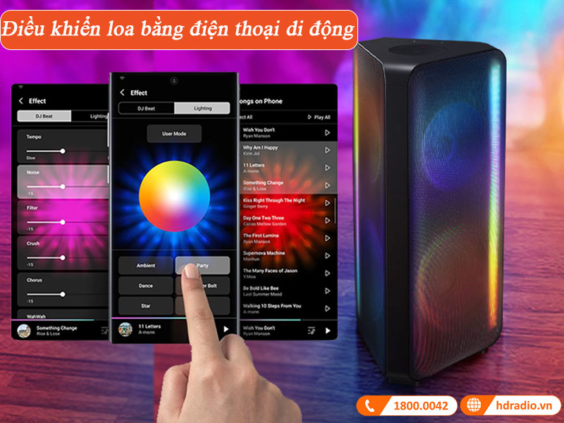 dieu khien loa thap samsung mx-st50b