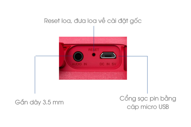 loa bluetooth sony srs-xb01 kết nối