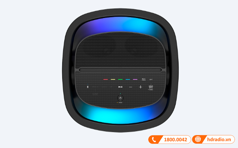 Mặt trên loa bluetooth Sony SRS-XV900