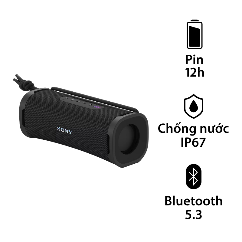 Loa Sony ULT Field 1 (SRS ULT10), Pin 12h, Bluetooth 5.3, IP67, Nhiều Màu Sắc