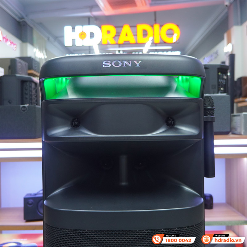Loa Sony ULT Tower 10 (SRS ULT1000) Âm Thanh 360 Độ, Bluetooth, LED Đẹp, USB, Micro, Guitar (Kèm 1 micro)-2