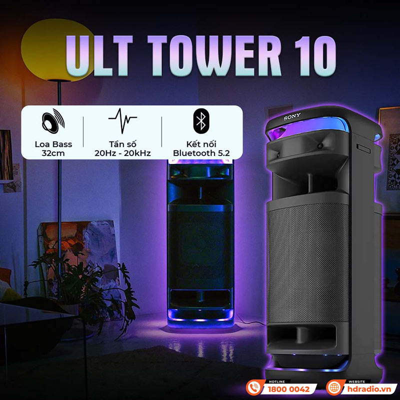 Tính năng Loa Sony ULT Tower 10
