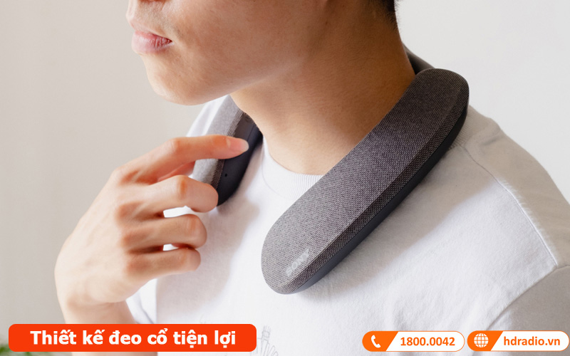 loa sony srs-ns7 thiết kế đeo cổ tiện lợi 