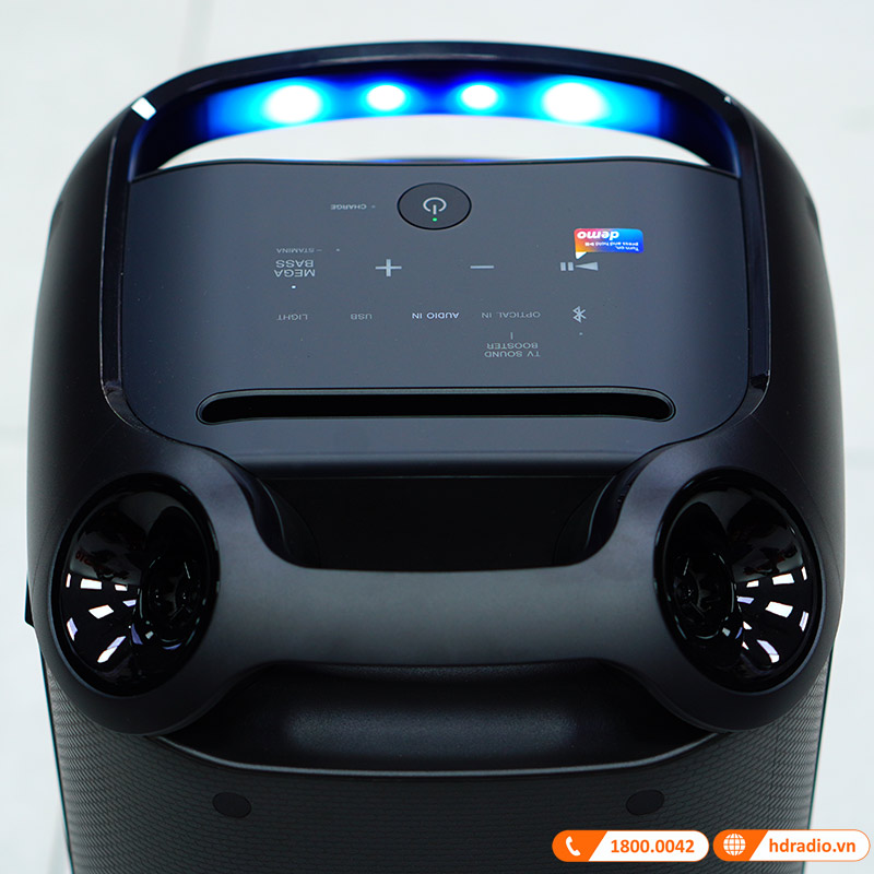 Loa Sony SRS-XV800 Chính Hãng, Pin 25h, Bluetooth, IPX41, AUX In, Optical, Micro, Guitar, Music Center, Fiestable-11