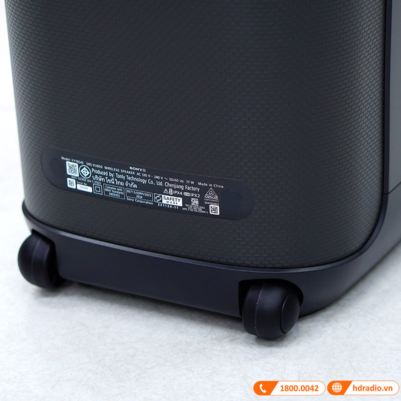 Loa Sony SRS-XV800 Chính Hãng, Pin 25h, Bluetooth, IPX41, AUX In, Optical, Micro, Guitar, Music Center, Fiestable-14