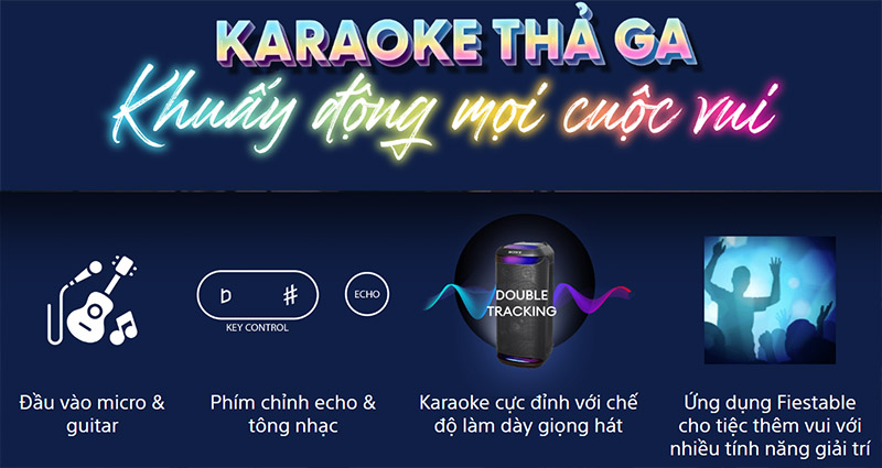 Loa karaoke Sony SRS-XV800