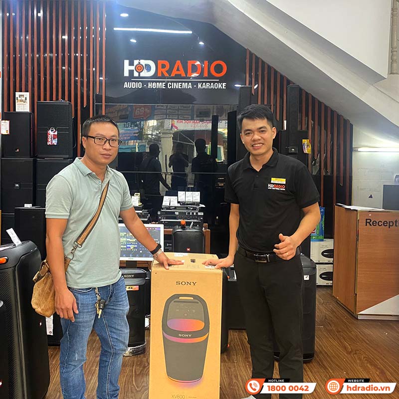 Loa Sony SRS-XV800 Chính Hãng, Pin 25h, Bluetooth, IPX41, AUX In, Optical, Micro, Guitar, Music Center, Fiestable-20