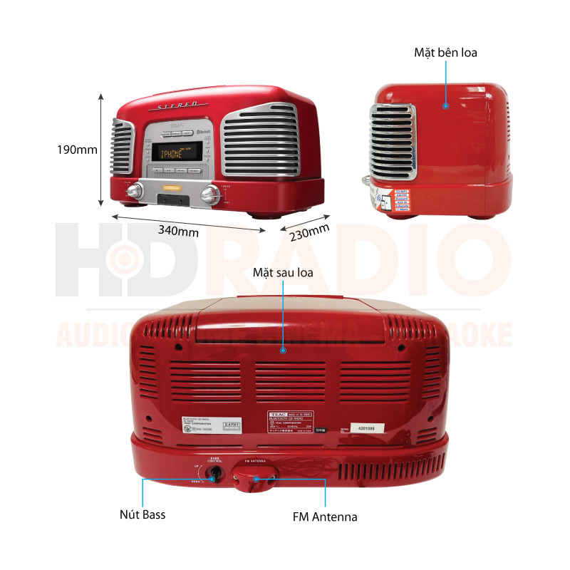 Chú thích Loa TEAC SL-D930