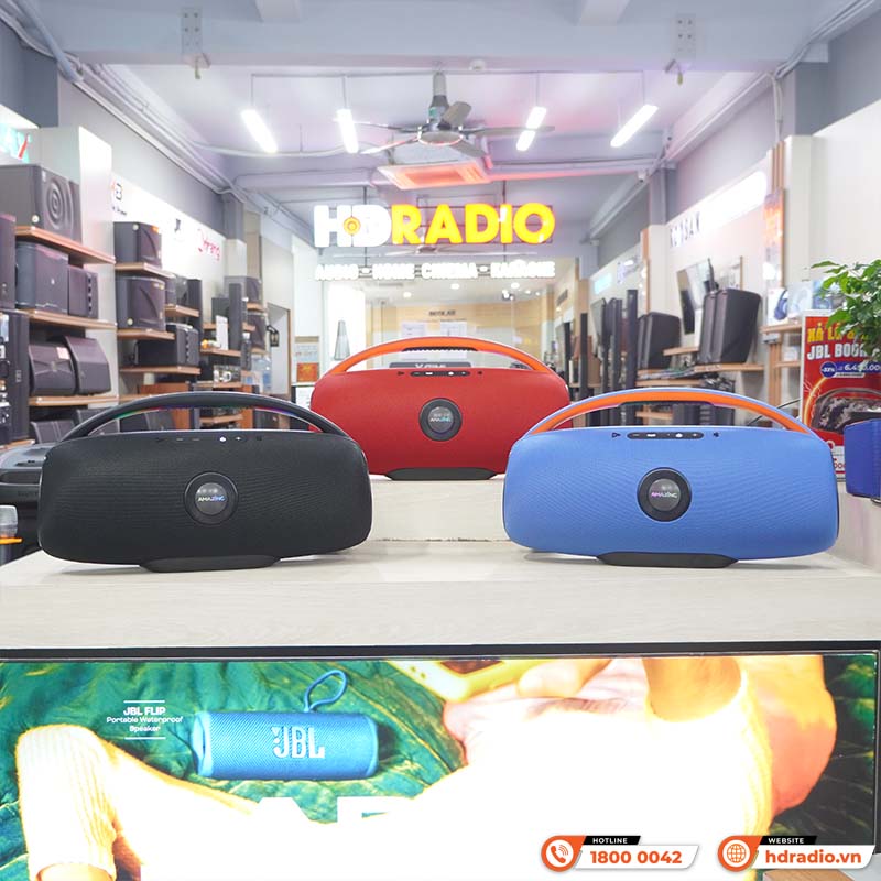 Loa VietK Amazing A280, IPX7, Pin 4H, Bluetooth 5.2, LED RGB, AUX, USB-2