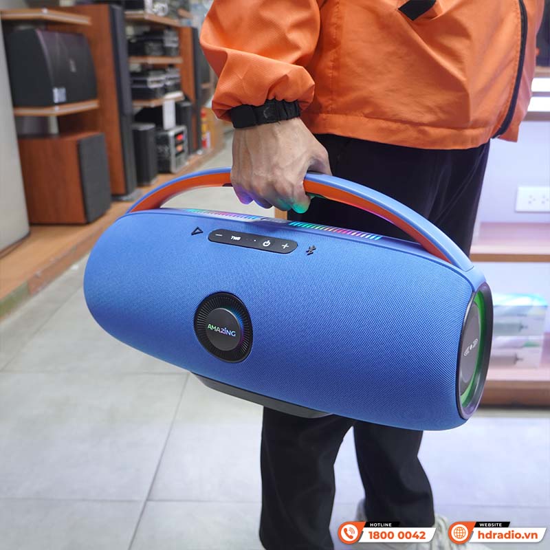 Loa VietK Amazing A280, IPX7, Pin 4H, Bluetooth 5.2, LED RGB, AUX, USB-18