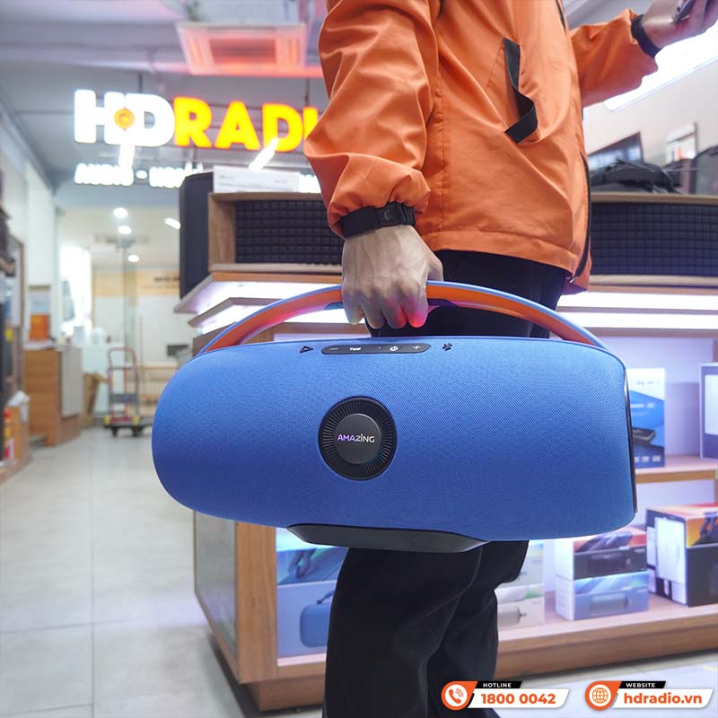 Loa VietK Amazing A280, IPX7, Pin 4H, Bluetooth 5.2, LED RGB, AUX, USB-19