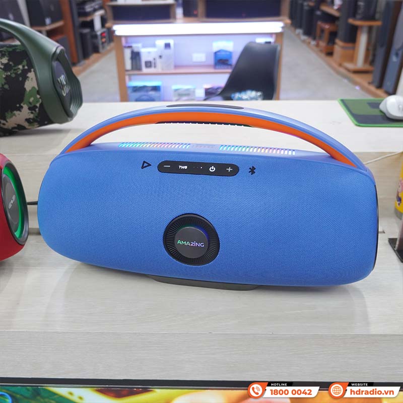 Loa VietK Amazing A280, IPX7, Pin 4H, Bluetooth 5.2, LED RGB, AUX, USB-6