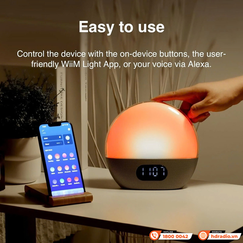 Điều khiển Loa Wiim Wake up Light