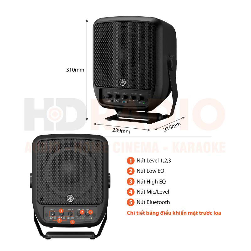 Chú thích Loa Yamaha Stagepas 100