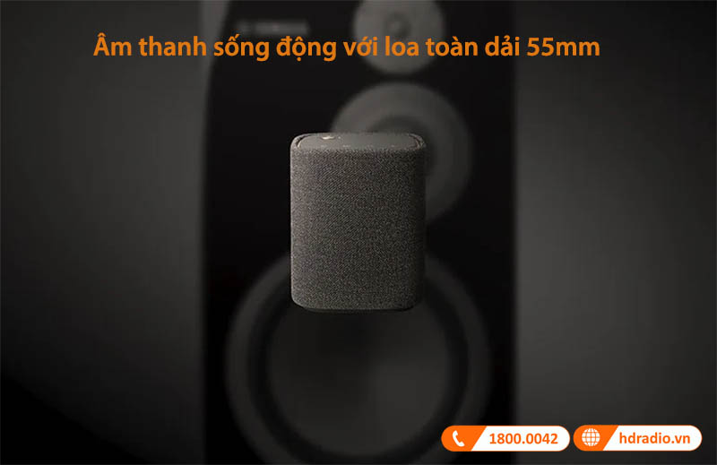 Loa Yamaha WS-B1A có hệ thống củ loa toàn dải 55mm