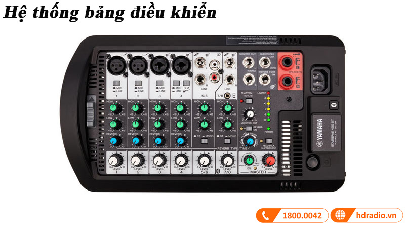 he thong bang dieu khien loa yamaha stagepas 400bt