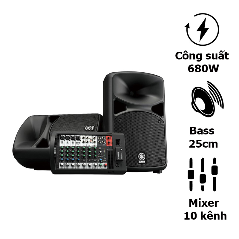 Bộ Loa Yamaha Stagepas 600BT