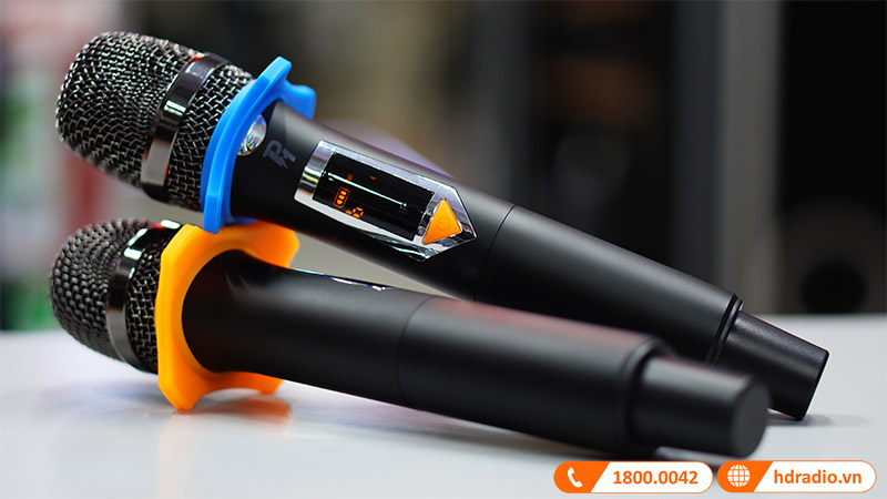 đi kèm 2 micro không dây