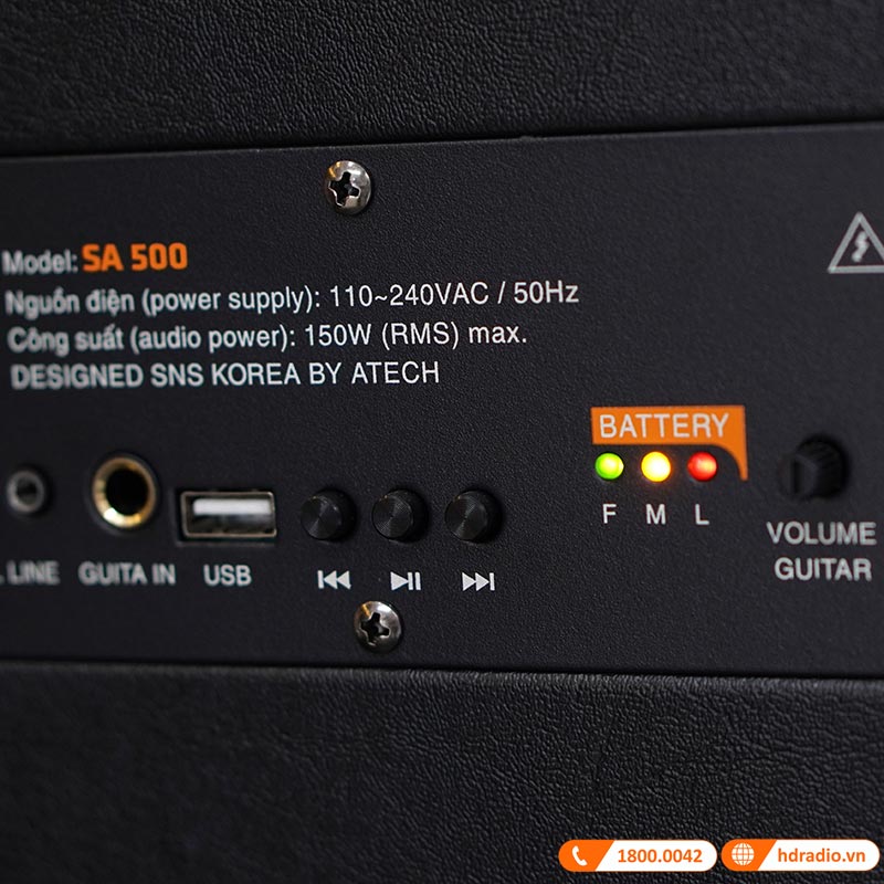 Loa Acrowin SA500 đen