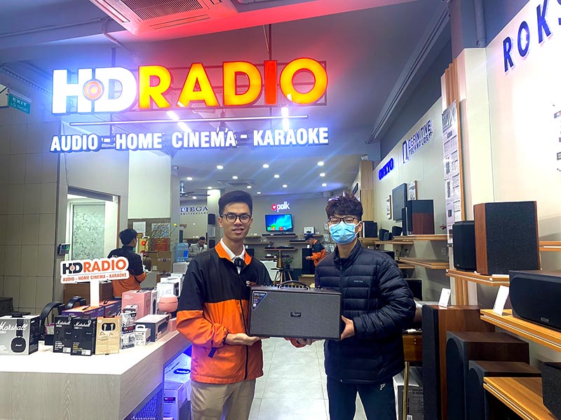 Khách hàng đã tin tưởng và lựa chọn mua loa Acrowin SA500 tại HDRadio