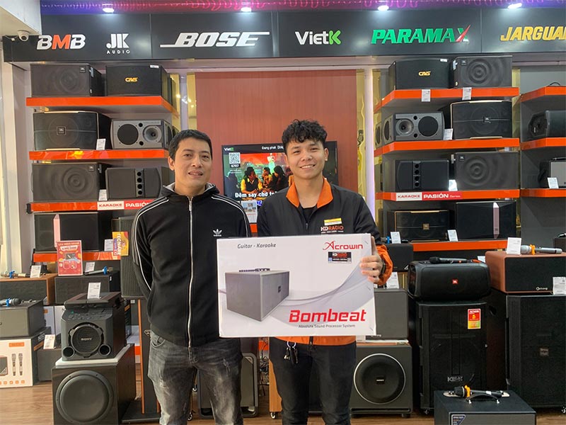 Khách hàng đã tin tưởng và lựa chọn mua loa Acrowin SA500 tại HDRadio