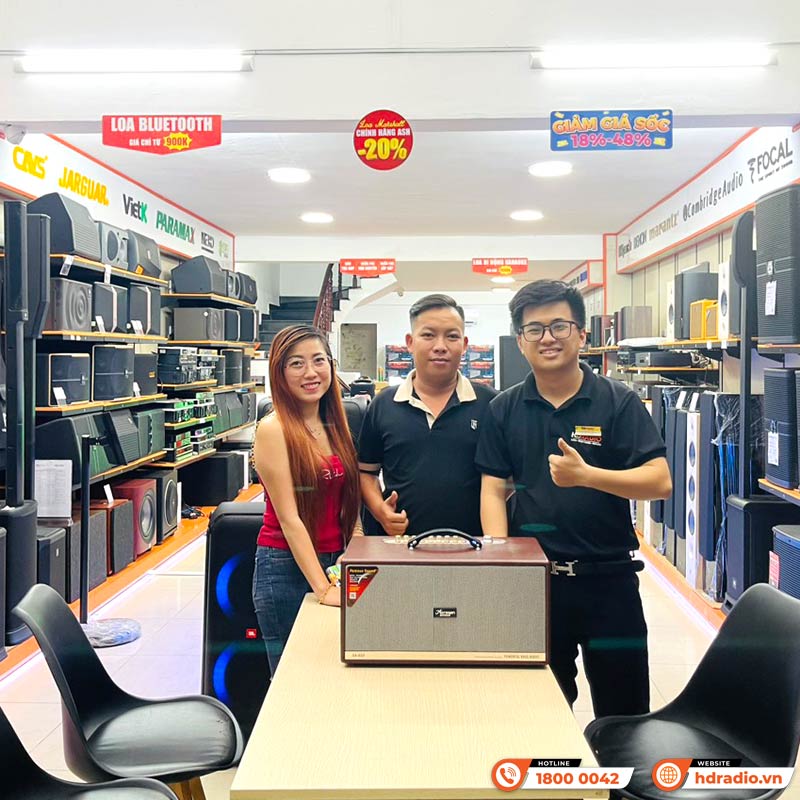 Ảnh khách hàng mua Loa Acrowin SA810 chính hãng tại HDRadio