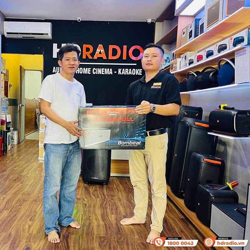 khách hàng mua Loa Acrowin SA810 hát karaoke hay tại hdradio