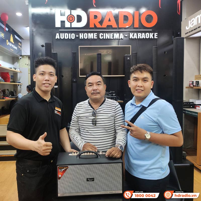 Khách hàng yêu thích mua Loa Acrowin SA810 hát karaoke hay tại hdradio